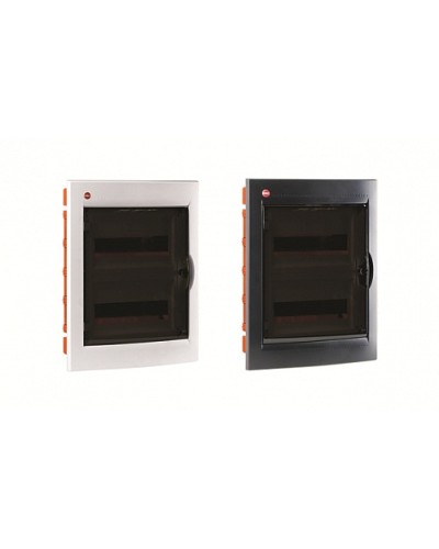 Щиток встраиваемый 24 мод.,IP 41 , черный DKC 82524 в Волжском Аксессуары для стоек и шкафов Pintop.ru