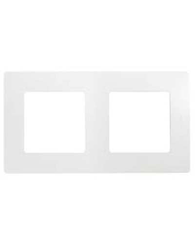 Рамка 2 поста Etika белый Legrand 672502 в Волжском Аксессуары для кабель-канала Pintop.ru